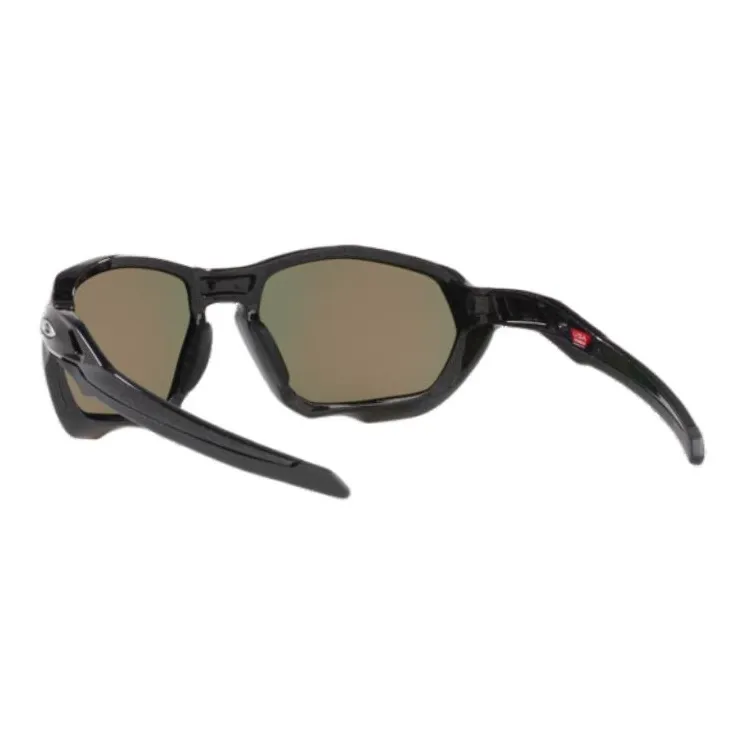 Oakley Nylon Irregular Shape Sunglasses Men's Black-4