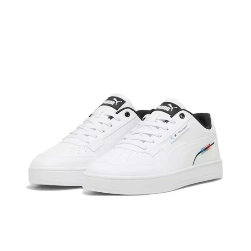 PUMA BMW M Motorsport Slip Resistant, Abrasion Resistant, Breathable Low Top Skateboard Shoes Unisex White-2