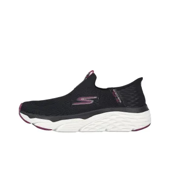 Skechers Max Cushioning Hands Free Slip Ins Breathable Lightweight Low Top Casual Shoes Women's Black