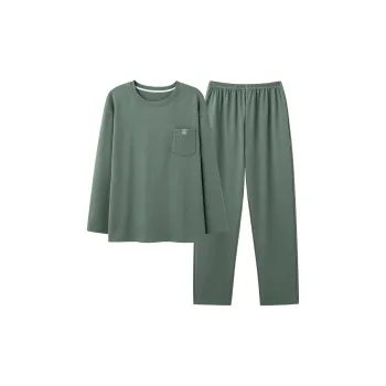 CAIHENGTONG Pajama Set Men's Ocean Green
