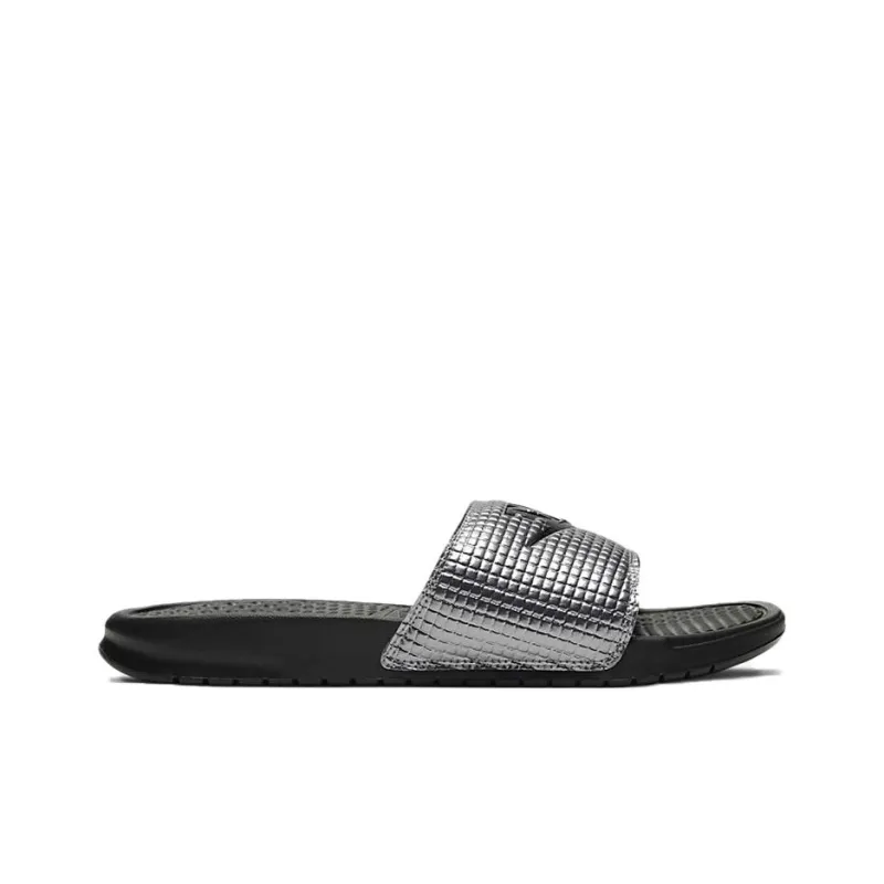 Nike Benassi Jdi Se Slides Black/Silver-1