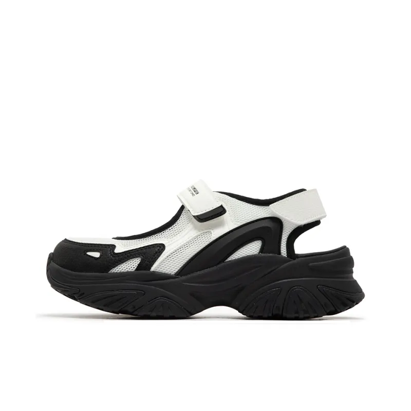 361° Slip Resistant Breathable River Trekking Shoes Women's White Black-0