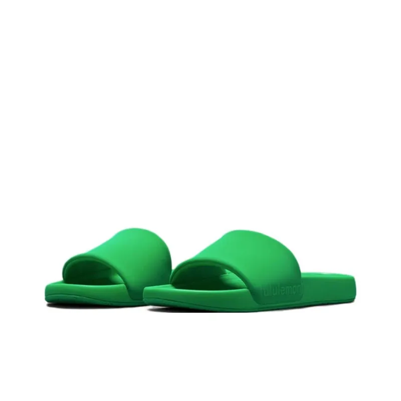 Lululemon Restfeel Slide Slip Resistant Quick Dry Slide Slippers Women's Green-1