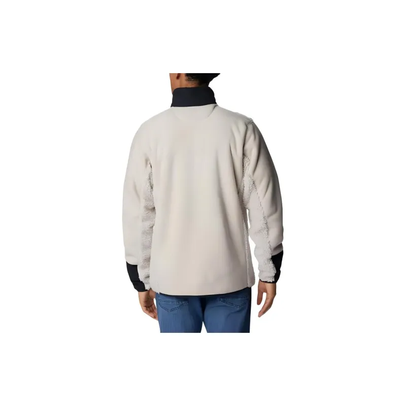 Columbia Men's Winter Pass™ Hybrid Sherpa Fleece Jackets Coats Men's Dark Stone Color-1