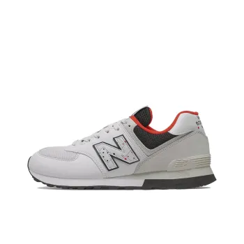 New Balance 574 Playing Card White Grey