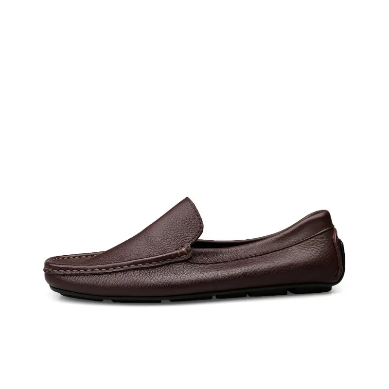DCK Men's Casual Shoes Men Low Top Black/Dark Brown-5
