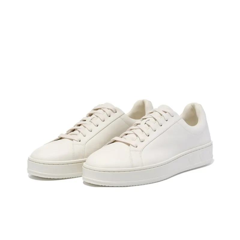 LI NING 1990 Classic Collection Low Top Skateboard Shoes Women's Ecru-1