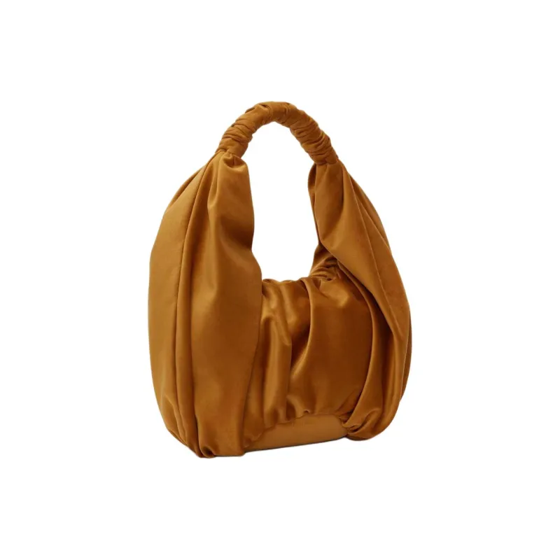 JW Anderson Ruffle Shopper Velvet Shoulder Bag-1