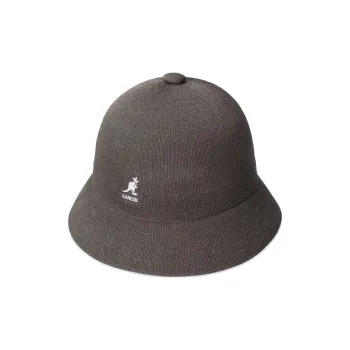 KANGOL Modified Acrylic Polyester Bucket Hats Unisex Gray