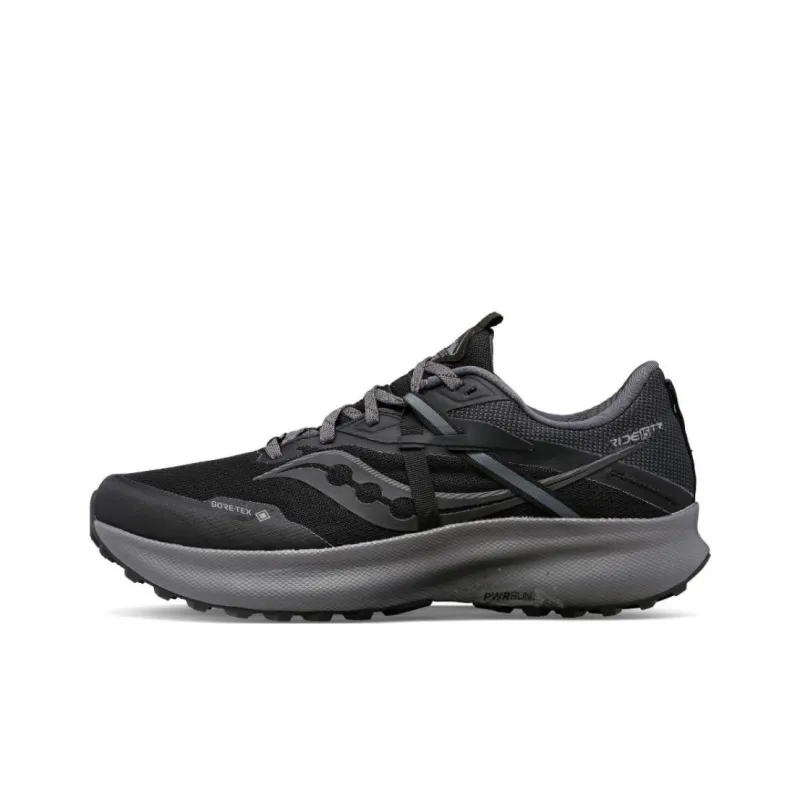saucony Women's Ride 15 TR GORE-TEX 'Black Charcoal'-0