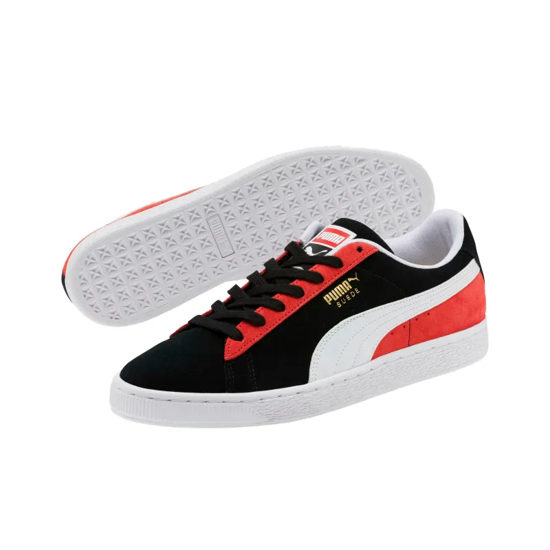 PUMA Kokono Casual Board Shoes Black/Red Women's-5