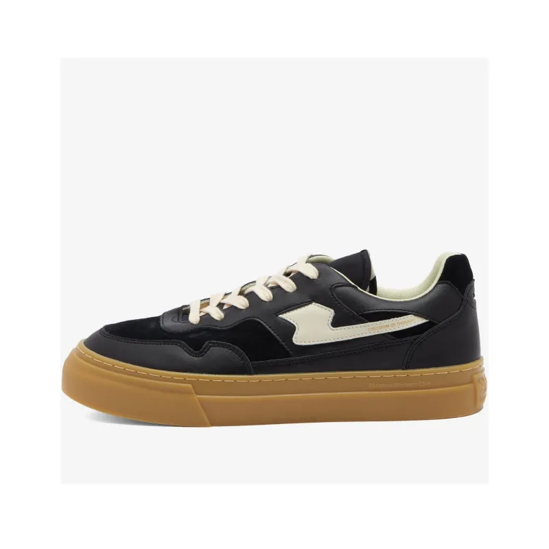 Stepney Workers Club S-Strike Wear-Resistant Low-Top Skateboard Shoes Men's Black-0