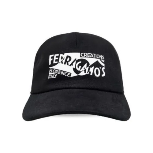 Ferragamo Logo Printed Baseball Cap