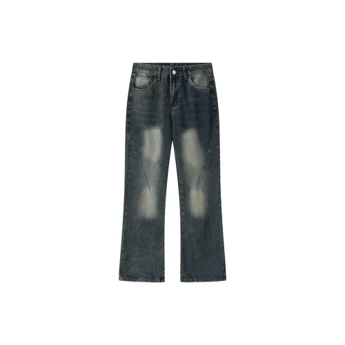 Jeep Garden Mori Jeans Unisex Vintage Blue