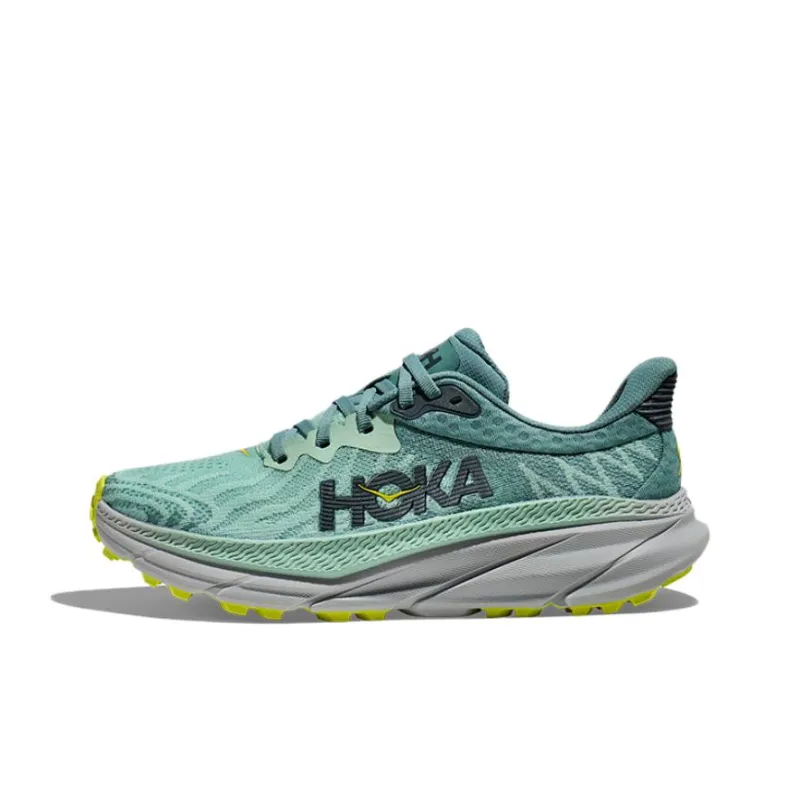 HOKA ONE ONE Challenger ATR 7 Cushioned Wear-Resistant Balanced Lightweight Low-Top Running Shoes Unisex Mist Green-0