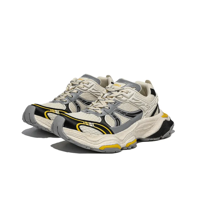NSIOSC Warm Cushioning Coverage Height Increasing Wear Resistant Low Top Chunky Sneakers Unisex-6