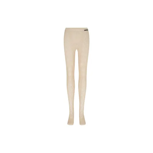 Marine Serre Leggings Women's Light Brown