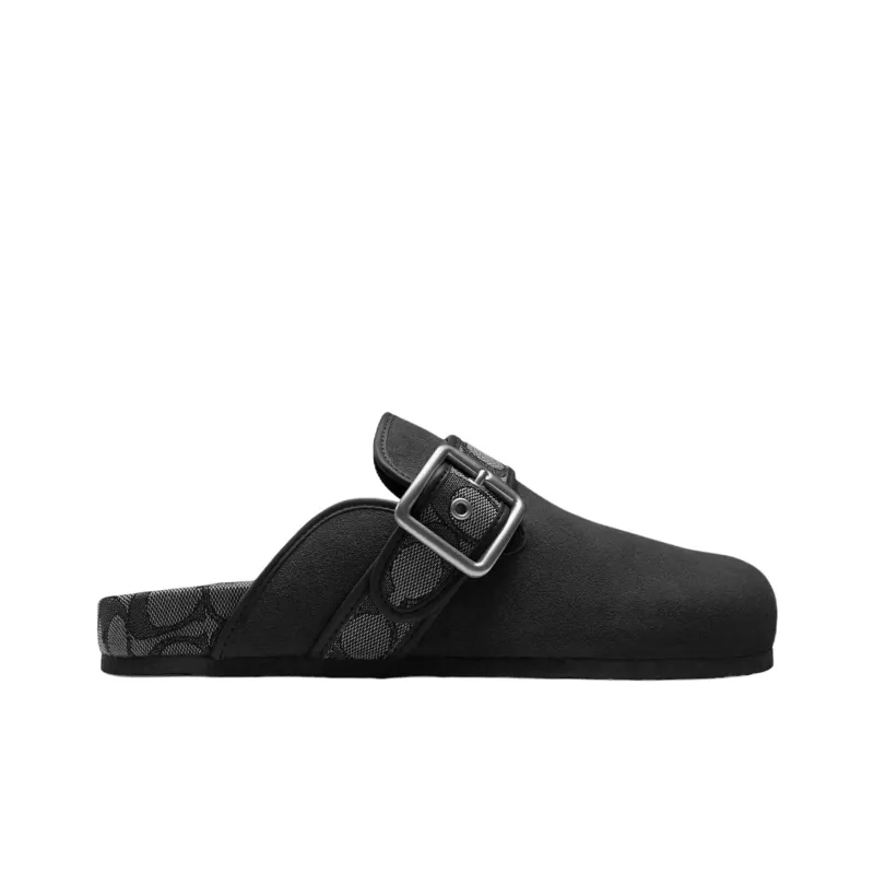 COACH Closed Toe Slippers Women's Black-1
