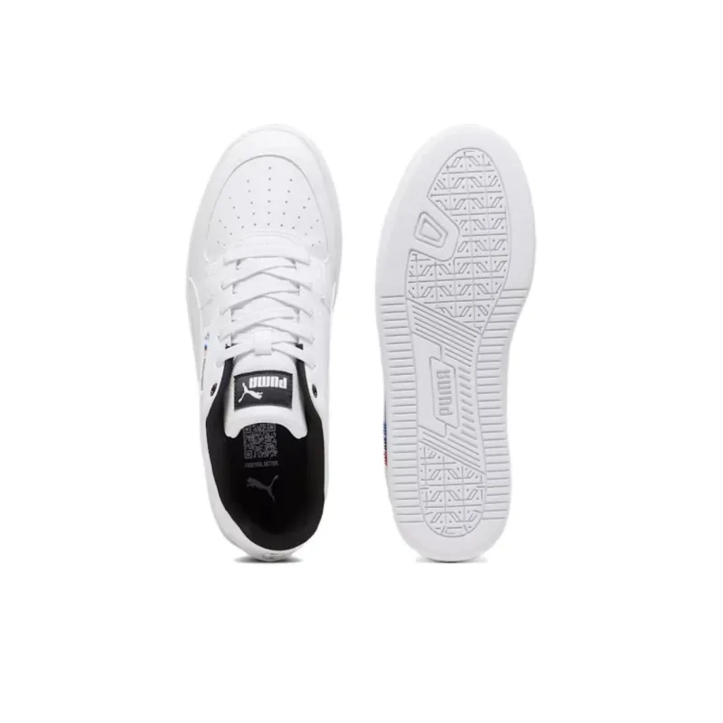 PUMA BMW M Motorsport Slip Resistant, Abrasion Resistant, Breathable Low Top Skateboard Shoes Unisex White-3