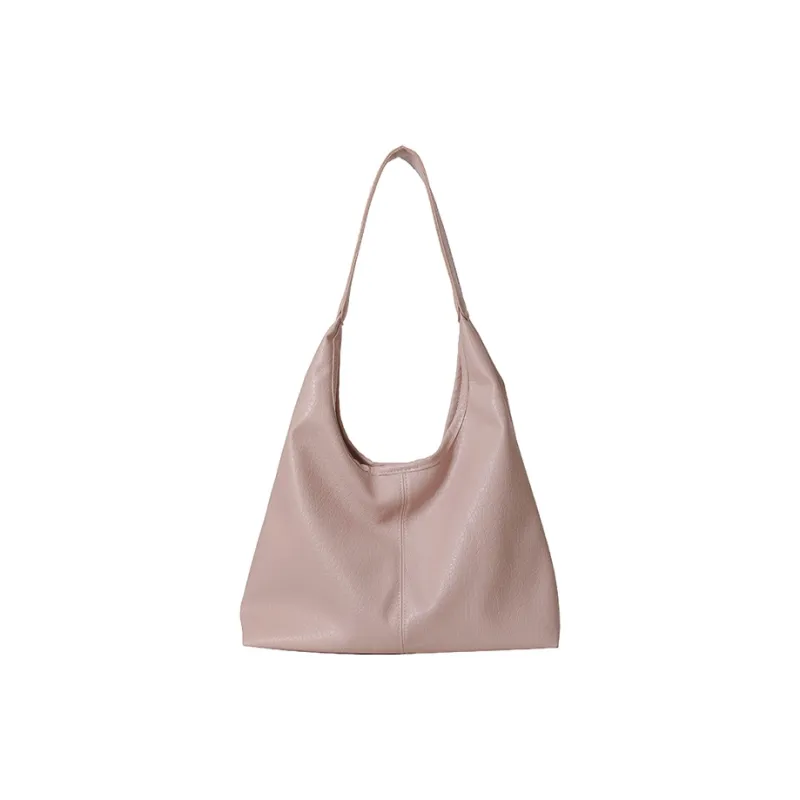 Jade En Plus PU Shoulder Bag Regular Women's White/Black/Pink-7