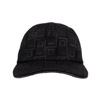 Ferragamo Monogram Jacquard Baseball Cap