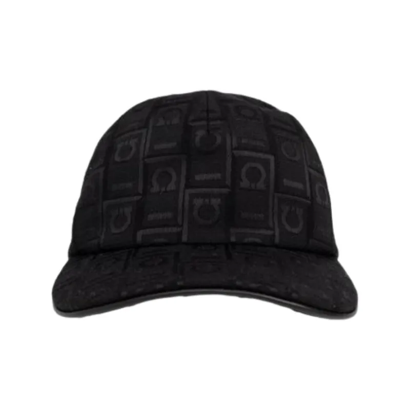 Ferragamo Monogram Jacquard Baseball Cap-0
