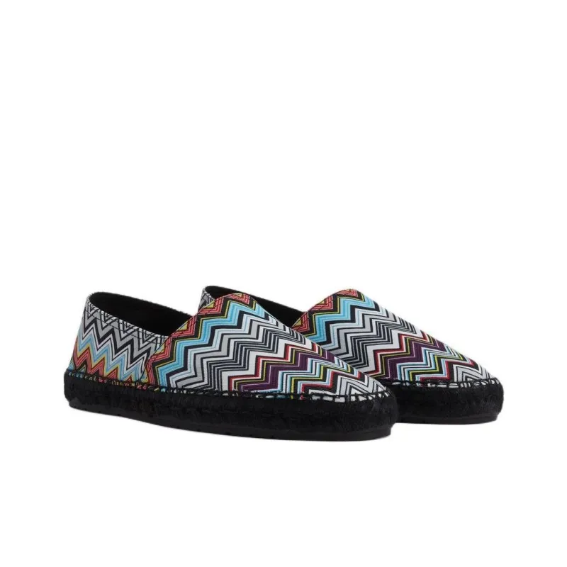 MISSONI Zig Zag Printed Slip On Espadrilles-2