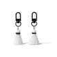 2-Pack Badminton Keychain