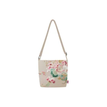 Perfect Styles Soft Crossbody Bucket Bag Medium Size Women's Multicolor