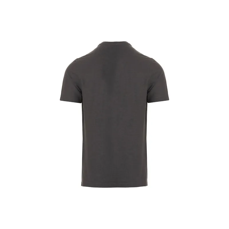 Zanone Short Sleeved Straight Hem Crewneck T Shirt-1