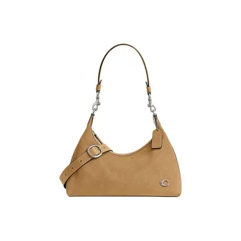 COACH Juliet Cow Leather Handbag Shoulder Bag Large Size Women's Earthy Yellow