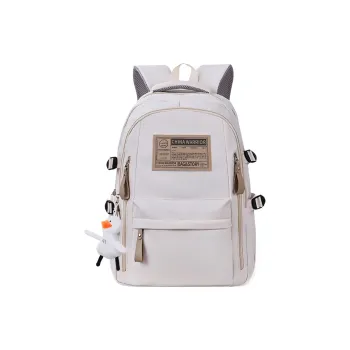 Warrior Nylon Laptop Backpack Regular Unisex Black/White