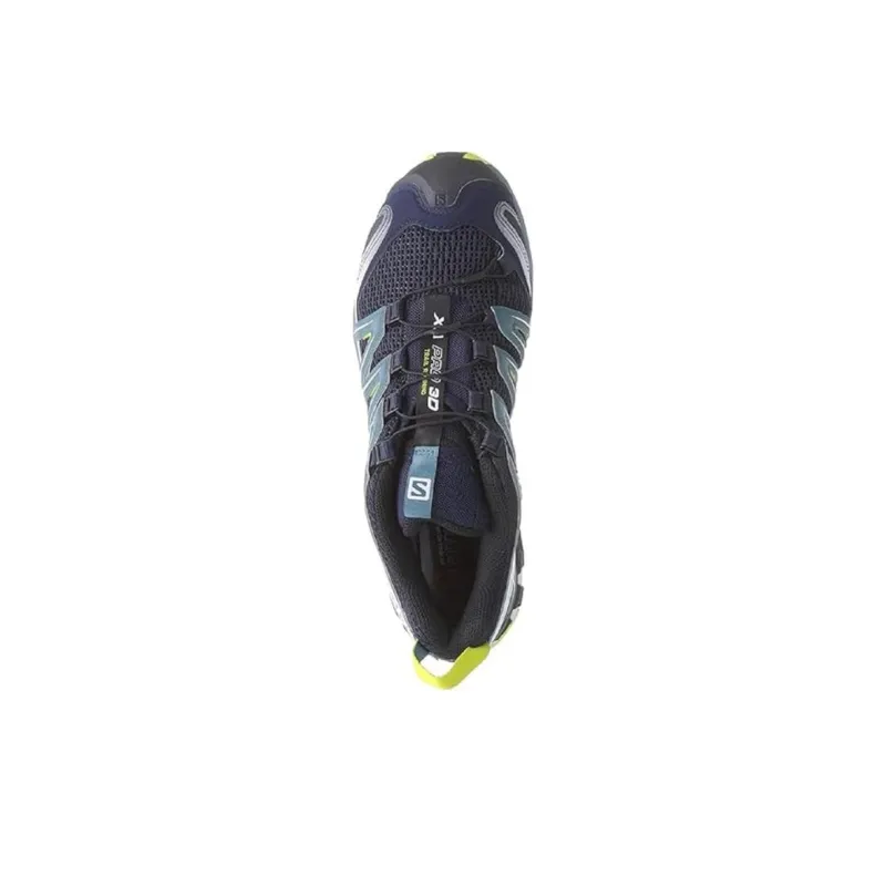 SALOMON XA PRO 3D Anti Slip Wear Resistant Low Top Running Shoes Men's Black Green-3
