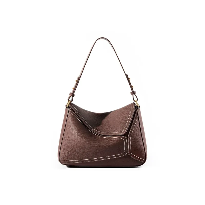 Carnival Keep Top Grain Cow Leather Shoulder Bag Crossbody Bag Regular Women's Multicolor-5