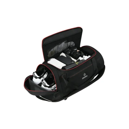 SUBURBIA Polyester Gym Bag Large Size Unisex Black