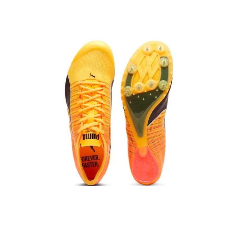 PUMA EvoSPEED Slip Resistant, Abrasion Resistant, Breathable, Supportive Low Top Running Shoes Unisex Orange-3