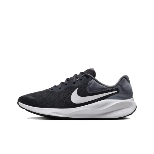 Nike REVOLUTION 7 Running Shoes Men Low-Top Black/White/Grey