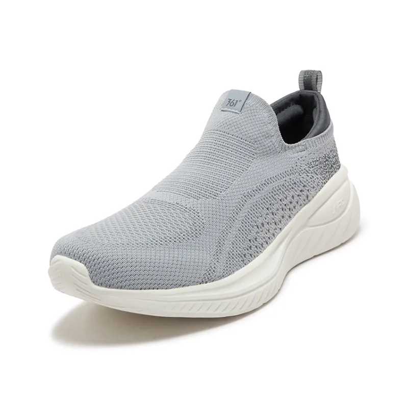 361° Breathable Lightweight Low-Top Casual Running Shoes Men's Gray-1