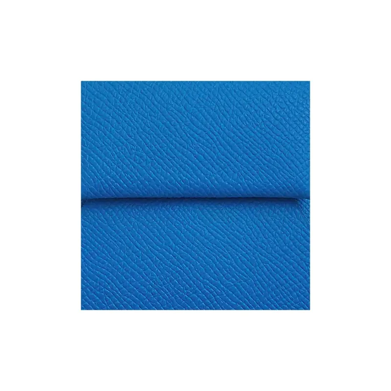 HERMES Bastia Epsom Calfskin Wallet Women's Dark Blue-2