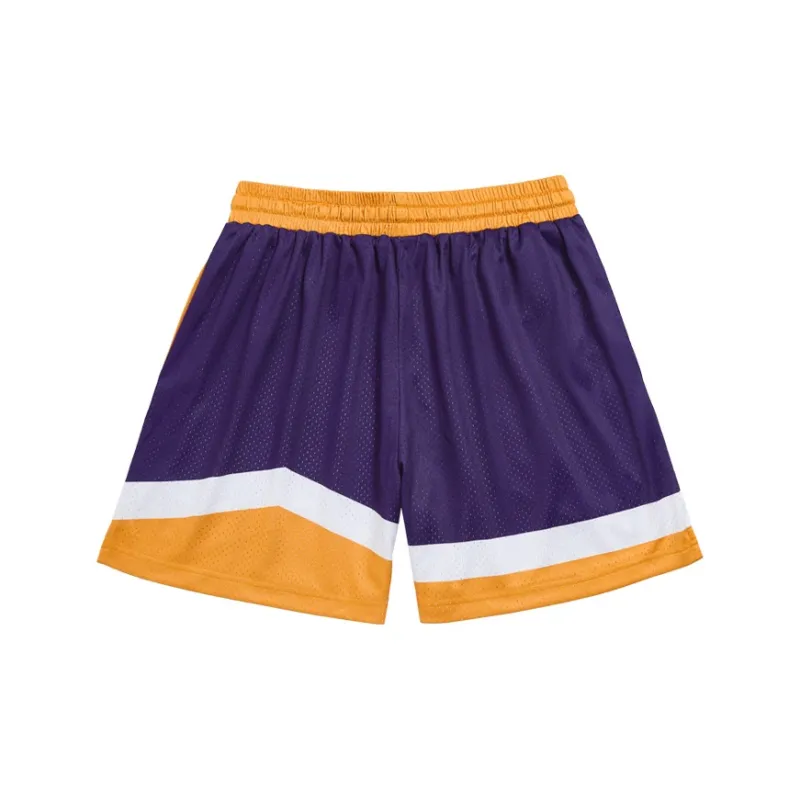 Kawasaki Basketball Shorts Unisex Purple Gold/Black Red-1