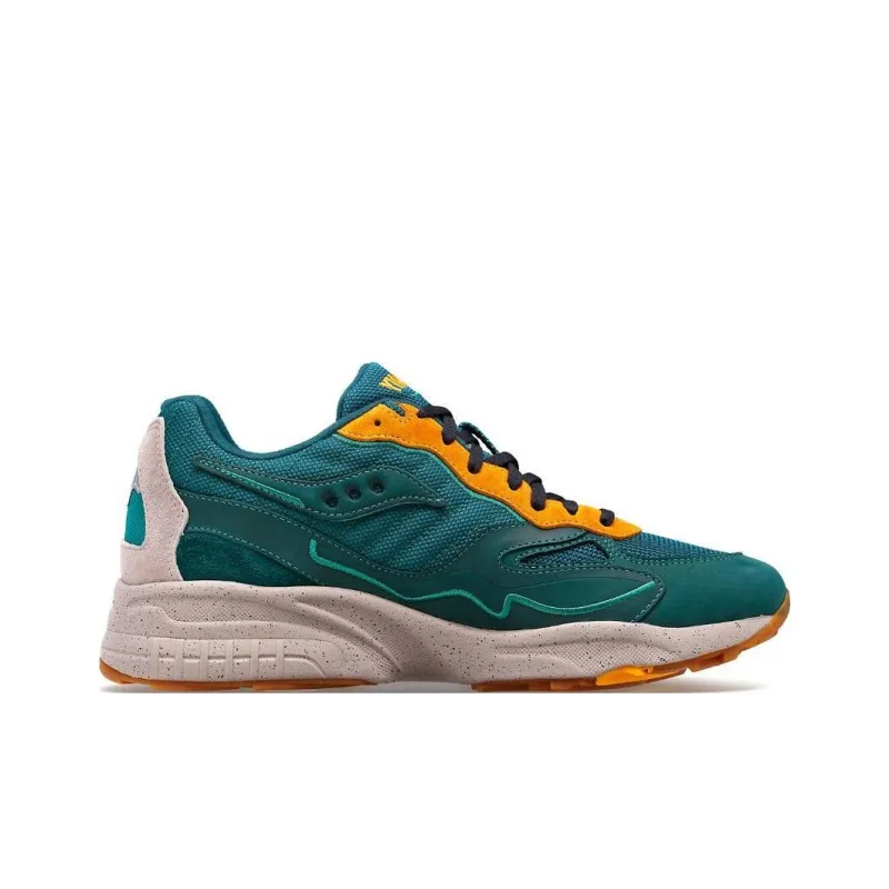 Saucony 3D Grid Hurricane Premium Green Orange-1