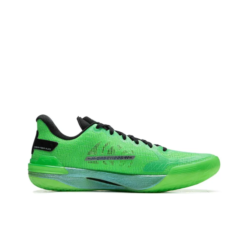 LINING Gamma Basketball Shoes Men Low Top Green-1