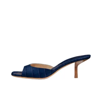 MICHAEL KORS Anita Slide Slippers 6cm Women's Marine Blue