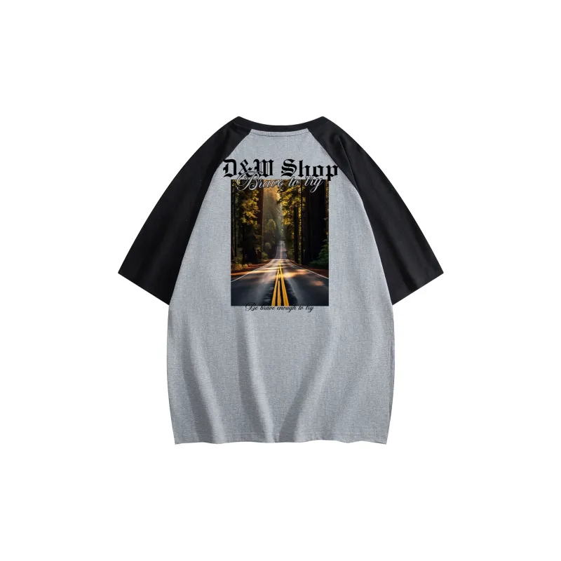D&W T Shirts Men Light Gray-1