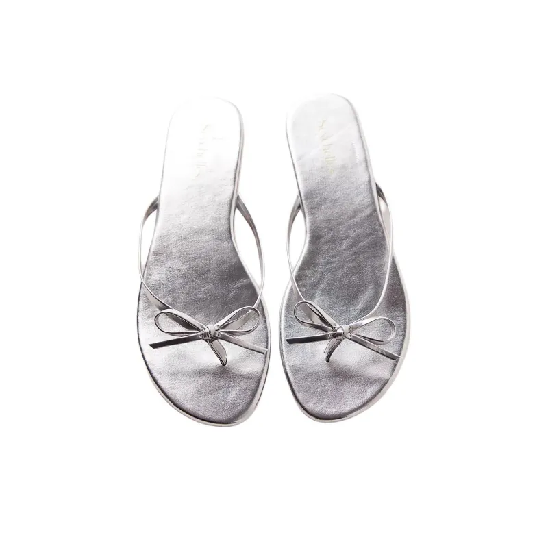 FREE PEOPLE Flip Flops Women's Silver-2