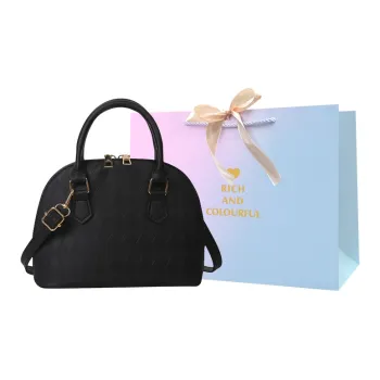 SUPERCUTE PU Dome Bag Shoulder Bag Crossbody Bag Handbag Women's Black Red/Green/Orange/Brown