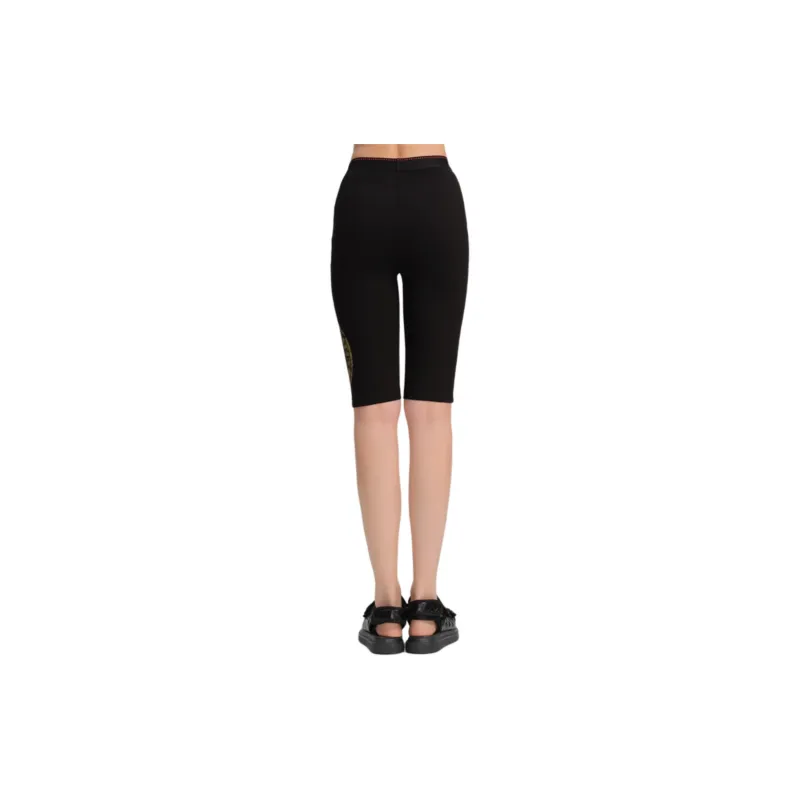 Blood Glitter Leggings Women's Black-1