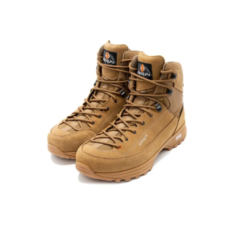 CRISPI Anti Slip Wear Resistant Waterproof Breathable Lightweight High Top Hiking Trekking Shoes Unisex Desert-1