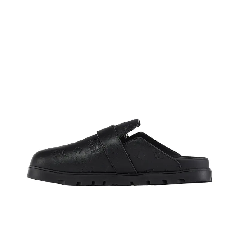 MCM Wrap toe Slippers Men's Black-0