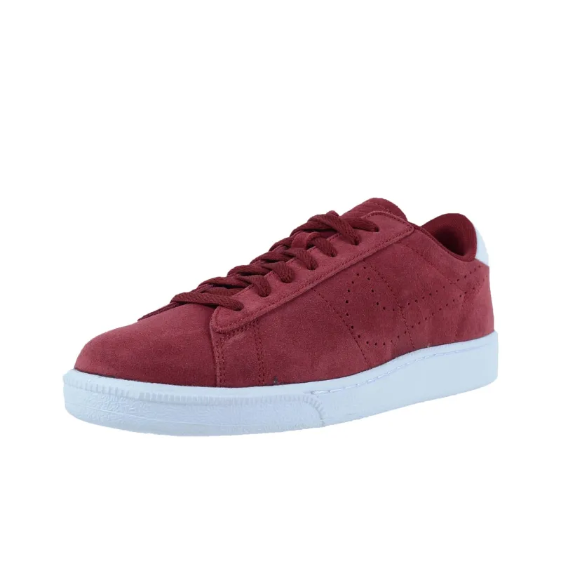 Nike Tennis Classic Cs Suede Cushioning, Wear Resistant Low Top Skateboard Shoes Unisex Red-2